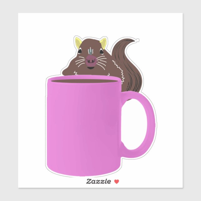 Naughty Squirrel #504 Sticker (Sheet)