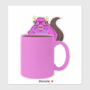 Naughty Squirrel #514 Sticker