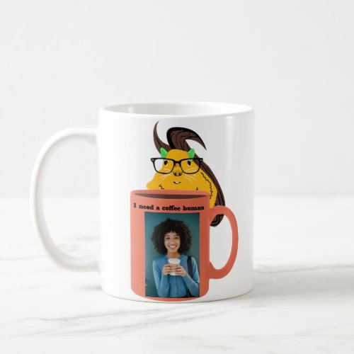 Naughty Squirrel 515 Coffee Human Coffee Mug