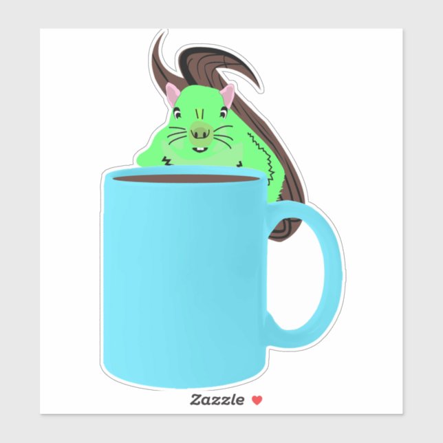 Naughty Squirrel #522 Sticker (Sheet)