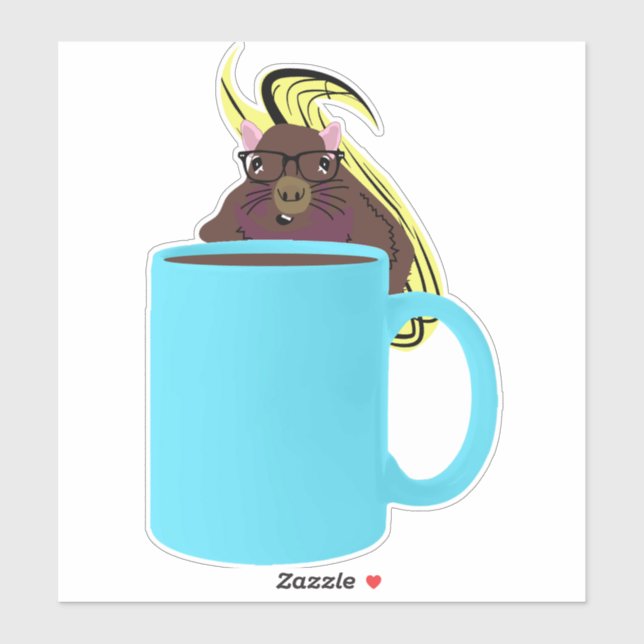 Naughty Squirrel #524 Sticker (Sheet)