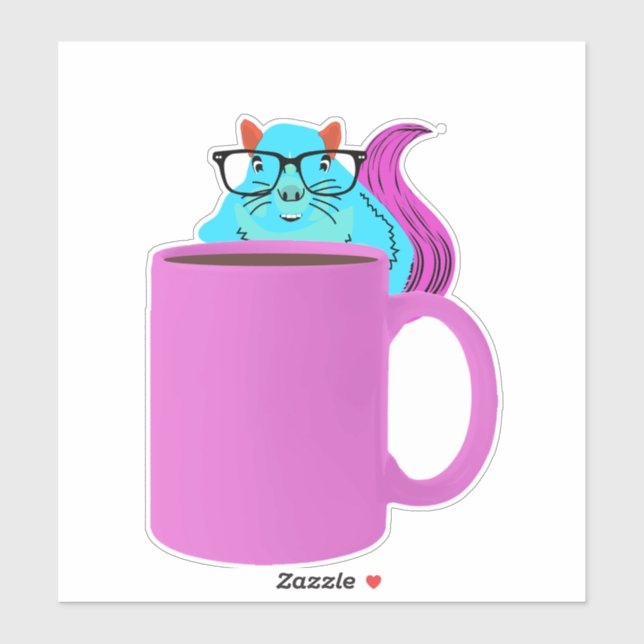 Naughty Squirrel #528 Sticker (Sheet)