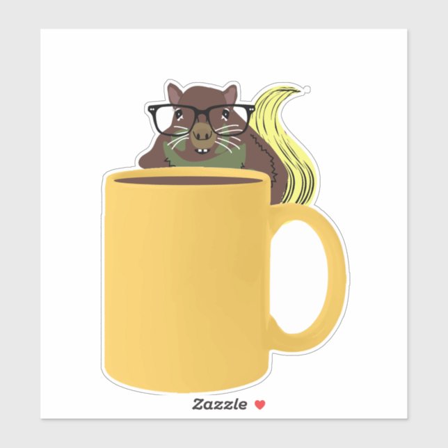 Naughty Squirrel #551 Sticker (Sheet)