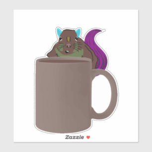 Naughty Squirrel #557 Sticker