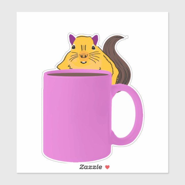 Naughty Squirrel #590 Sticker (Sheet)