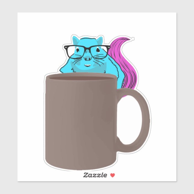 Naughty Squirrel #641 Sticker (Sheet)