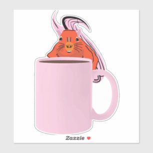 Naughty Squirrel #661 Sticker