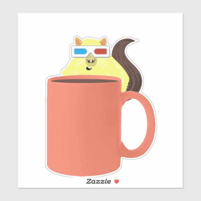 Naughty Squirrel #679 Sticker (Sheet)