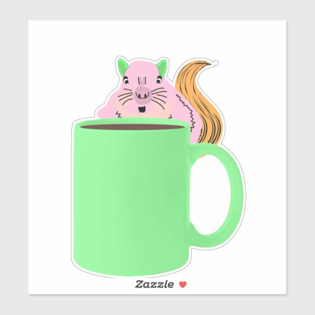 Naughty Squirrel #681 Sticker (Sheet)