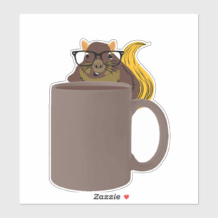 Naughty Squirrel #684 Sticker