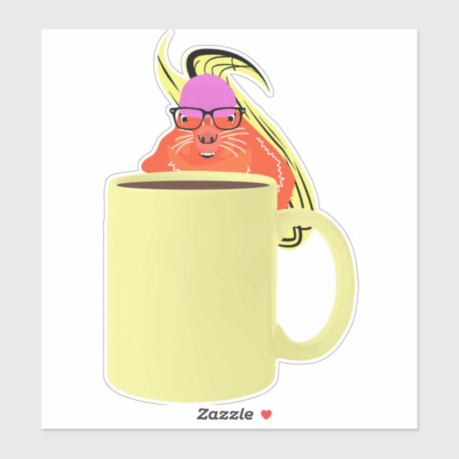 Naughty Squirrel #723 Sticker (Sheet)