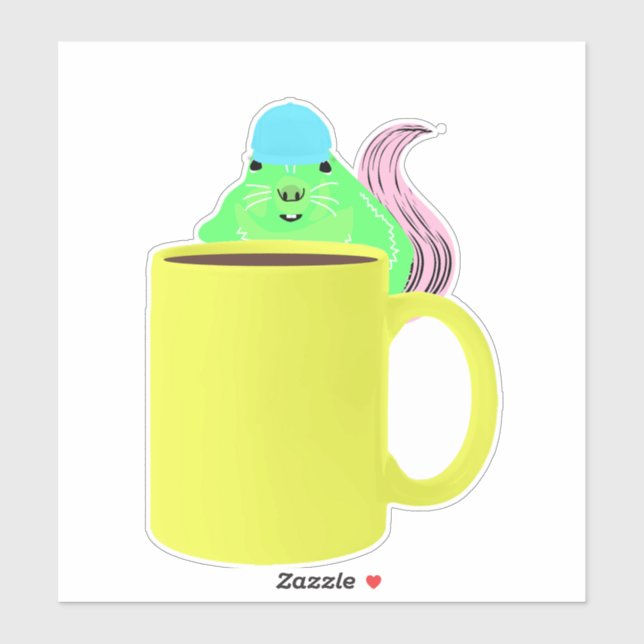 Naughty Squirrel #725 Sticker (Sheet)