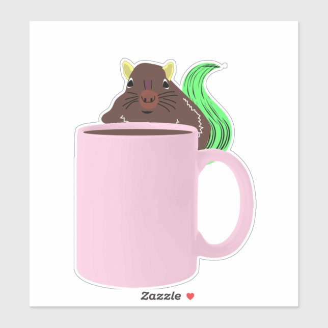 Naughty Squirrel #777 Sticker (Sheet)