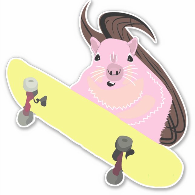 Naughty Squirrel #77 Sticker (Front)