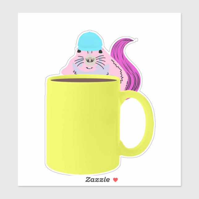 Naughty Squirrel #794 Sticker (Sheet)