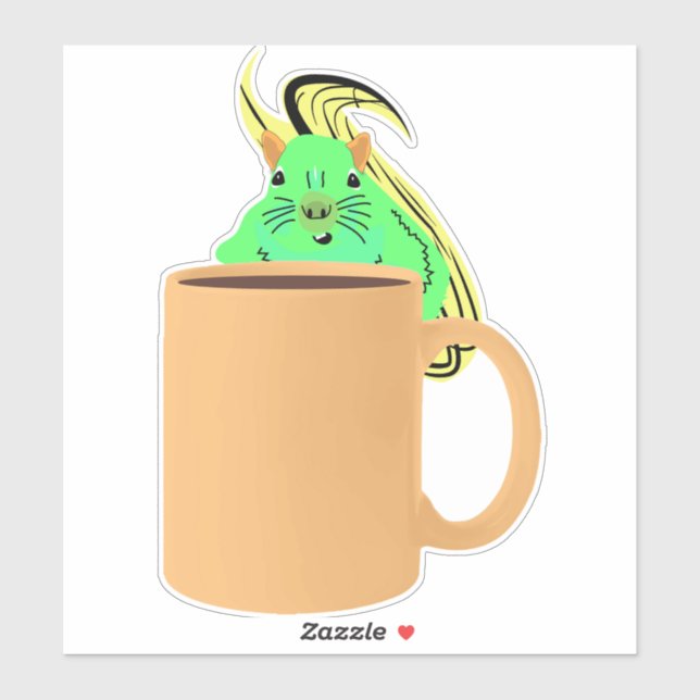 Naughty Squirrel #800 Sticker (Sheet)