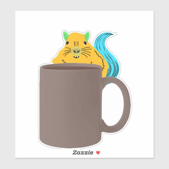 Naughty Squirrel #812 Sticker (Sheet)