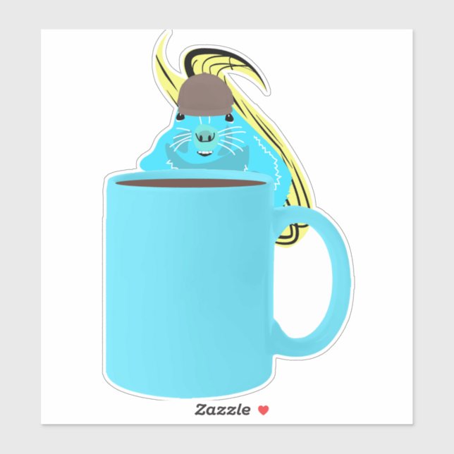 Naughty Squirrel #824 Sticker (Sheet)