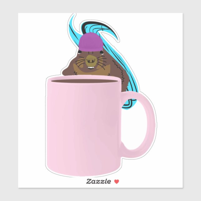 Naughty Squirrel #841 Sticker (Sheet)