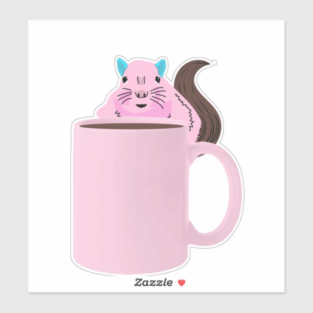 Naughty Squirrel #863 Sticker (Sheet)