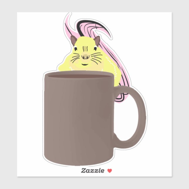 Naughty Squirrel #879 Sticker (Sheet)