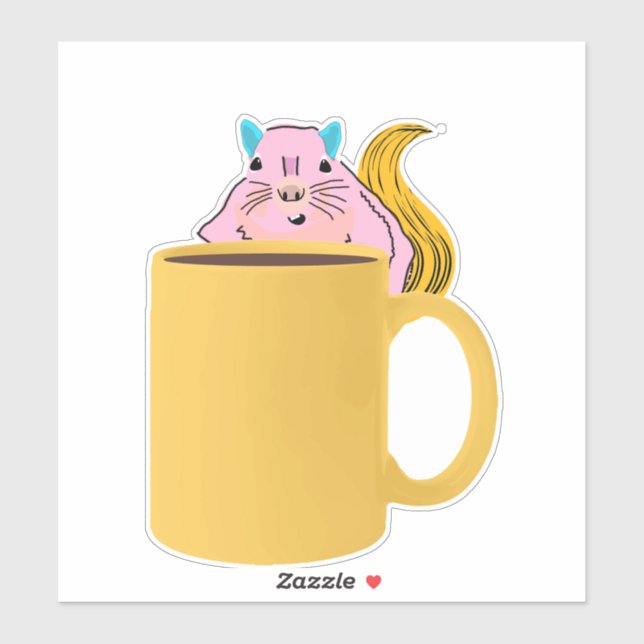 Naughty Squirrel #891 Sticker (Sheet)