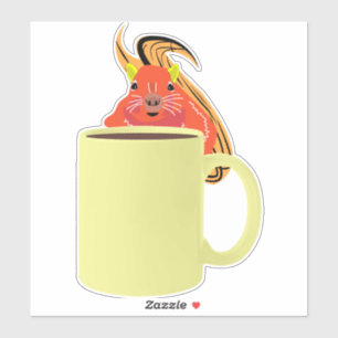 Naughty Squirrel #897 Sticker