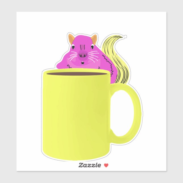 Naughty Squirrel #922 Sticker (Sheet)