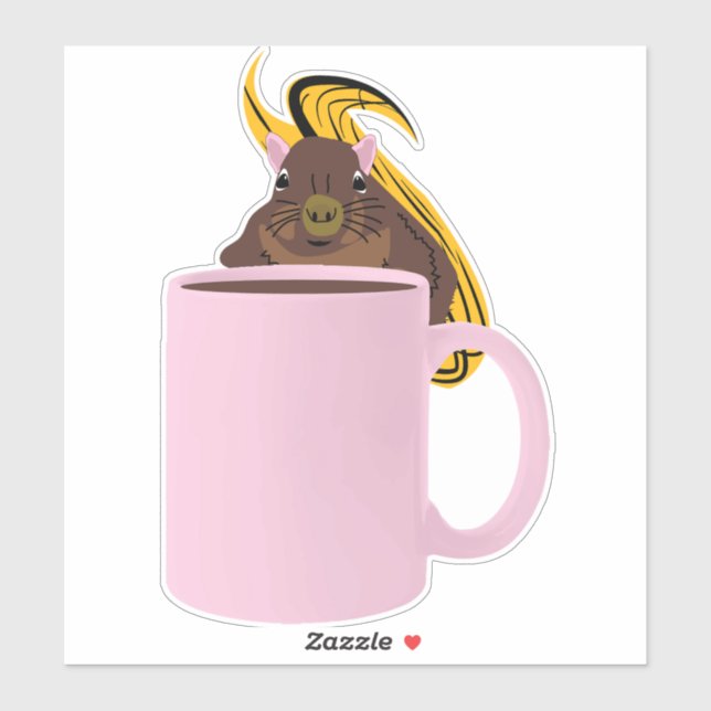 Naughty Squirrel #929 Sticker (Sheet)