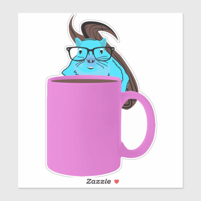 Naughty Squirrel #938 Sticker (Sheet)