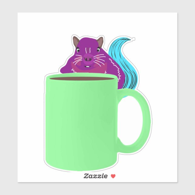 Naughty Squirrel #969 Sticker (Sheet)