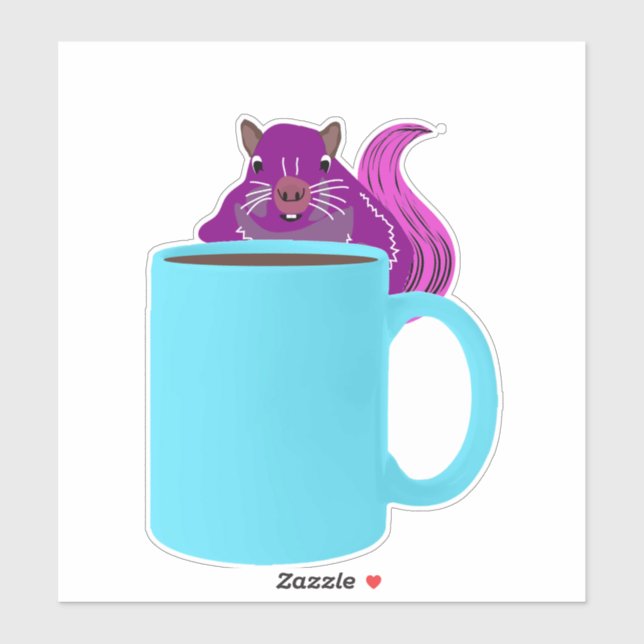 Naughty Squirrel #978 Sticker (Sheet)