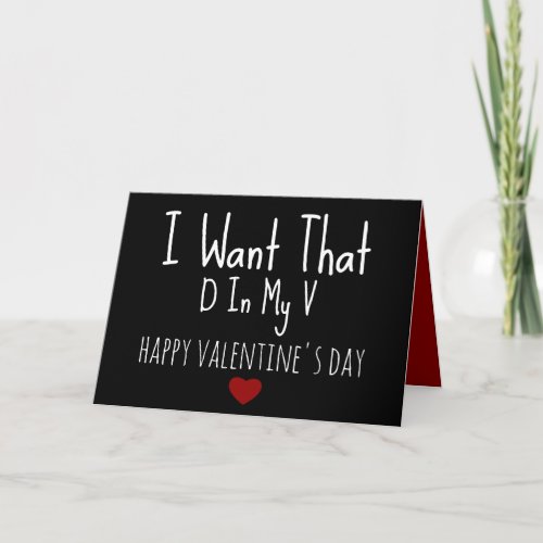 Naughty Valentines Day Card for Boyfriend _ Funny