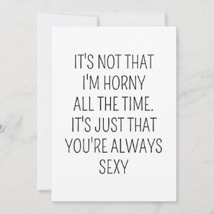 Naughty Valentine's Day Card funny and dirty