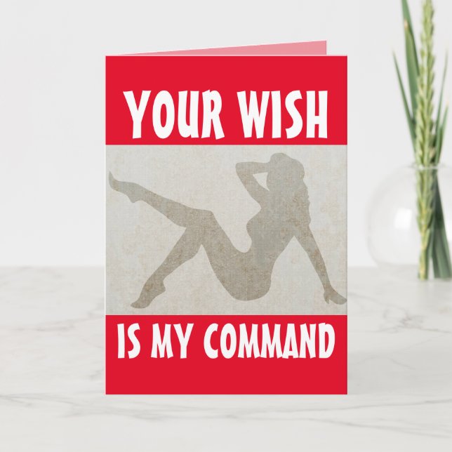 NAUGHTY VALENTINE'S DAY HUSBAND HIM BIG CARDS (Front)