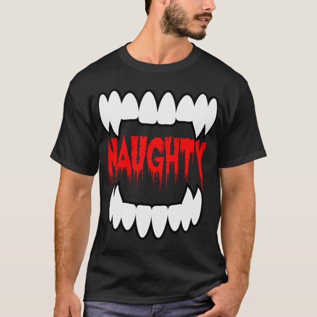 NAUGHTY Vampire Shirt (Front)