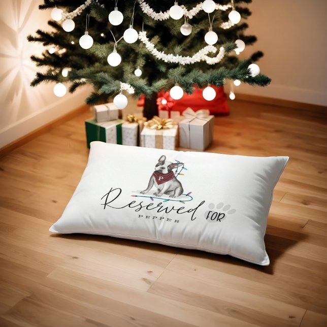 Naughty Watercolor French Bulldog Reserved For Pet Bed (Naughty Watercolor French Bulldog Reserved For Pet Bed)