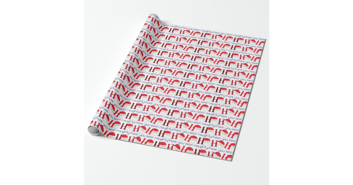 Naughty Wrapping Paper | Zazzle