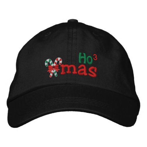 Naughty Xmas HO3 Candy Canes Embroidery Embroidered Baseball Hat