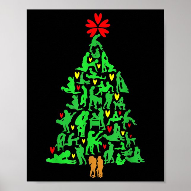 Naughty Xmas Ornaments Kamasutra Adult Humor Chris Poster (Front)