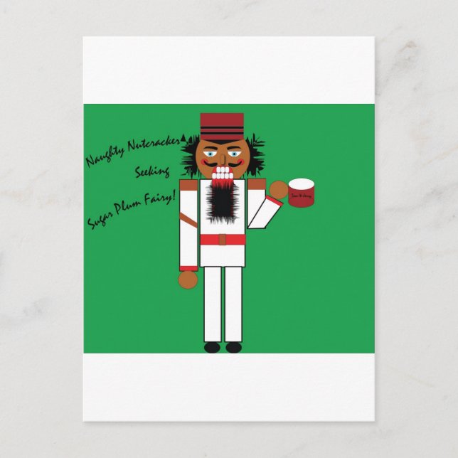 NaughtyNutcracker Postcard (Front)