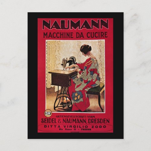 Naumann Macchine da Cucire Postcard