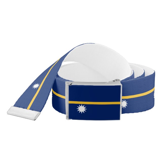 Nauru Flag Belt (Snake)