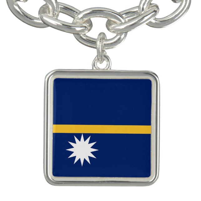 Nauru Flag Bracelet (Design)