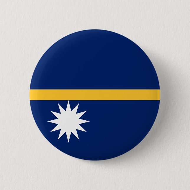 Nauru Flag Button (Front)