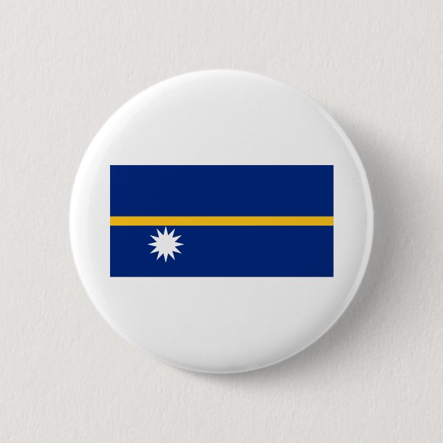 Nauru Flag Button (Front)