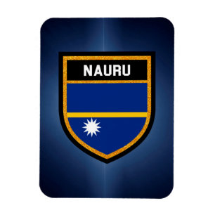 Nauru Flag Magnet