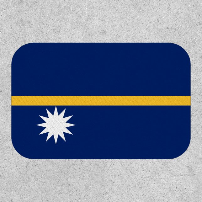 Nauru Flag Patch (Front)