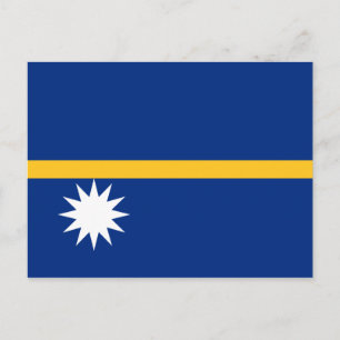 Nauru Flag Postcard