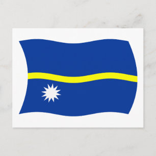 Nauru Flag Postcard